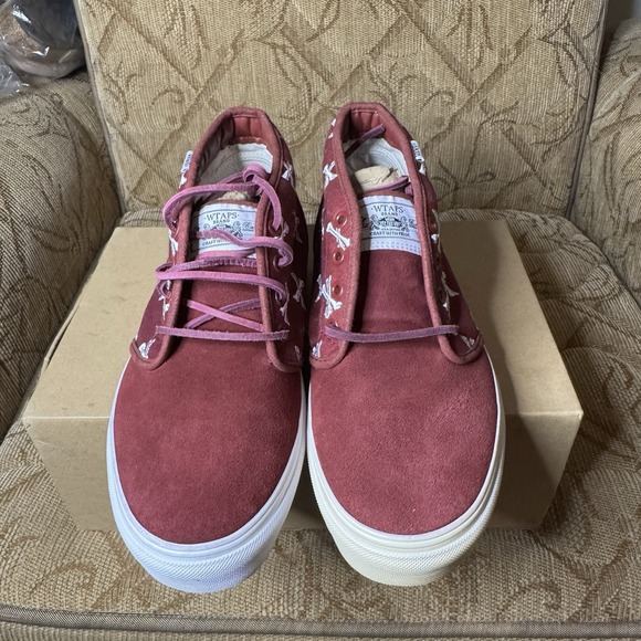 RARE VANS Chukka 59 S WTAPS Bones Cordovan Burgundy Size 9.5 Boot Syndicate VNDS - Picture 5 of 10